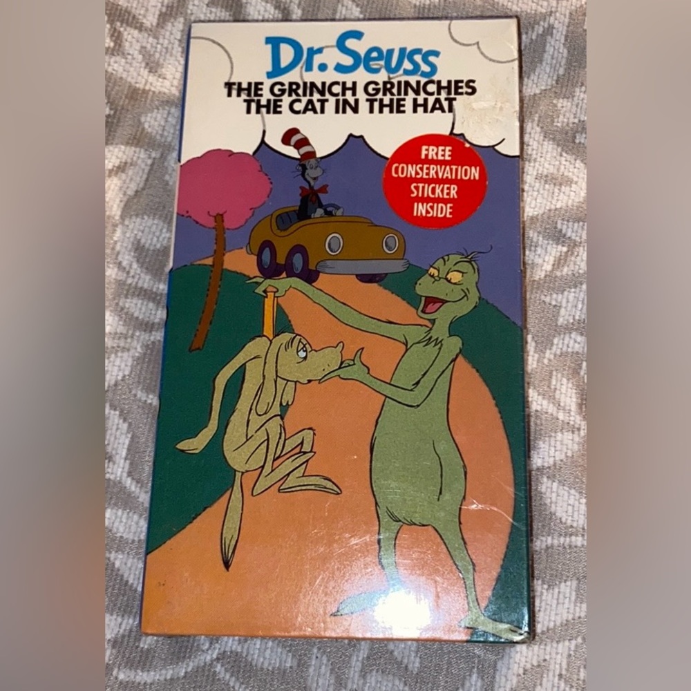 New & Sealed, Dr. Seuss The Grinch Grinches The Cat in The Hat, VHS, 1989